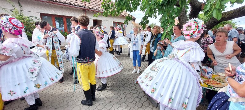fotografie z akce Krojované hody v Zaječí