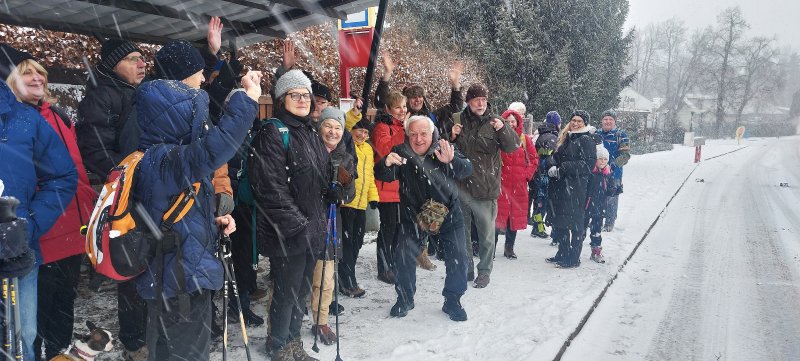 fotografie z akce Silvestrovský vejšlap 2025