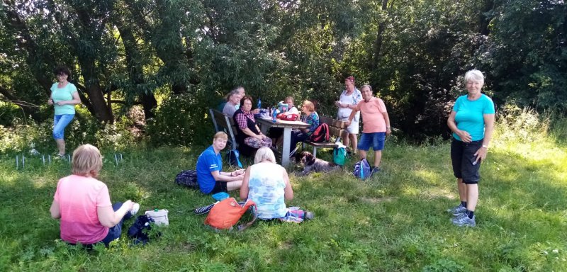 fotografie z akce NsHankou - Přes Kaňk do Polabí