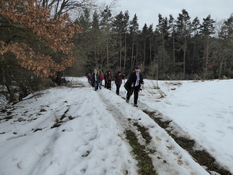 fotografie z akce NsL - Chocerady-Senohraby 13km