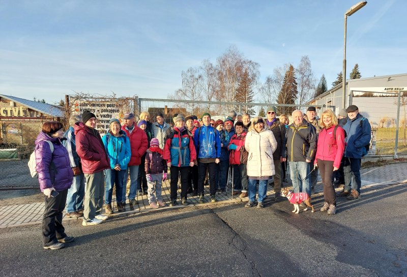 fotografie z akce Silvestrovský vejšlap 2023