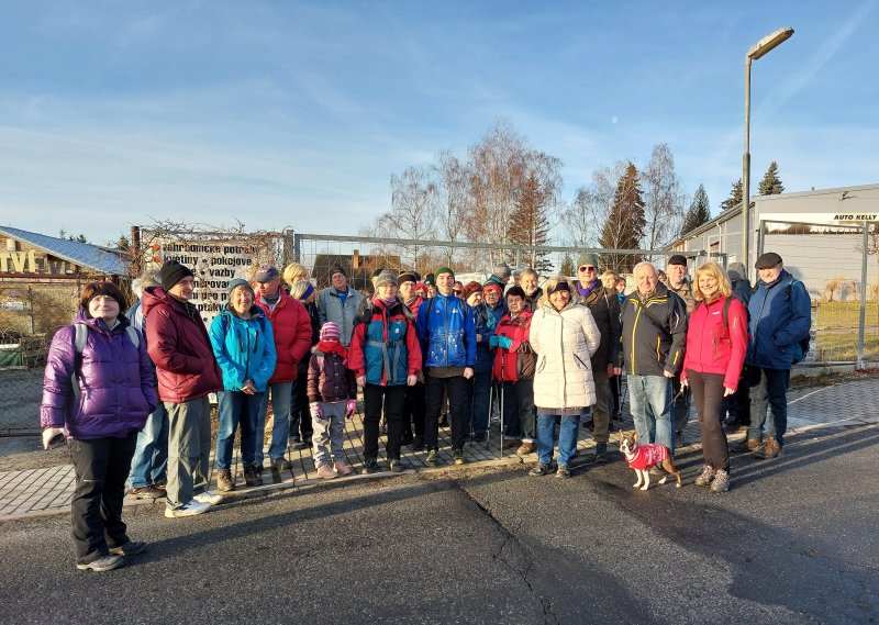 fotografie z akce Silvestrovský vejšlap 2023